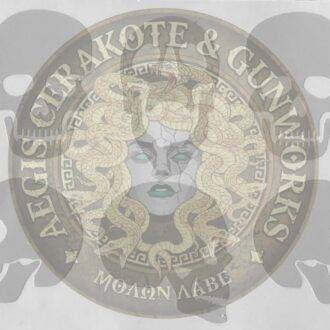 Skulls Rifle Stencil