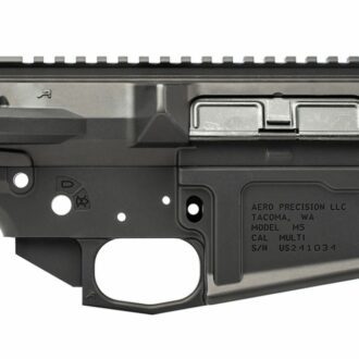 Aero Precision M5 (.308) Threaded Assembled Receiver Set w/ M16 Pocket Cut - Anodized Black